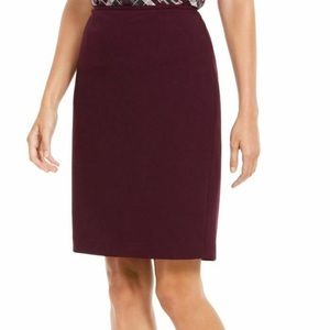 Calvin Klein Petite Soft Crepe Pencil Sk